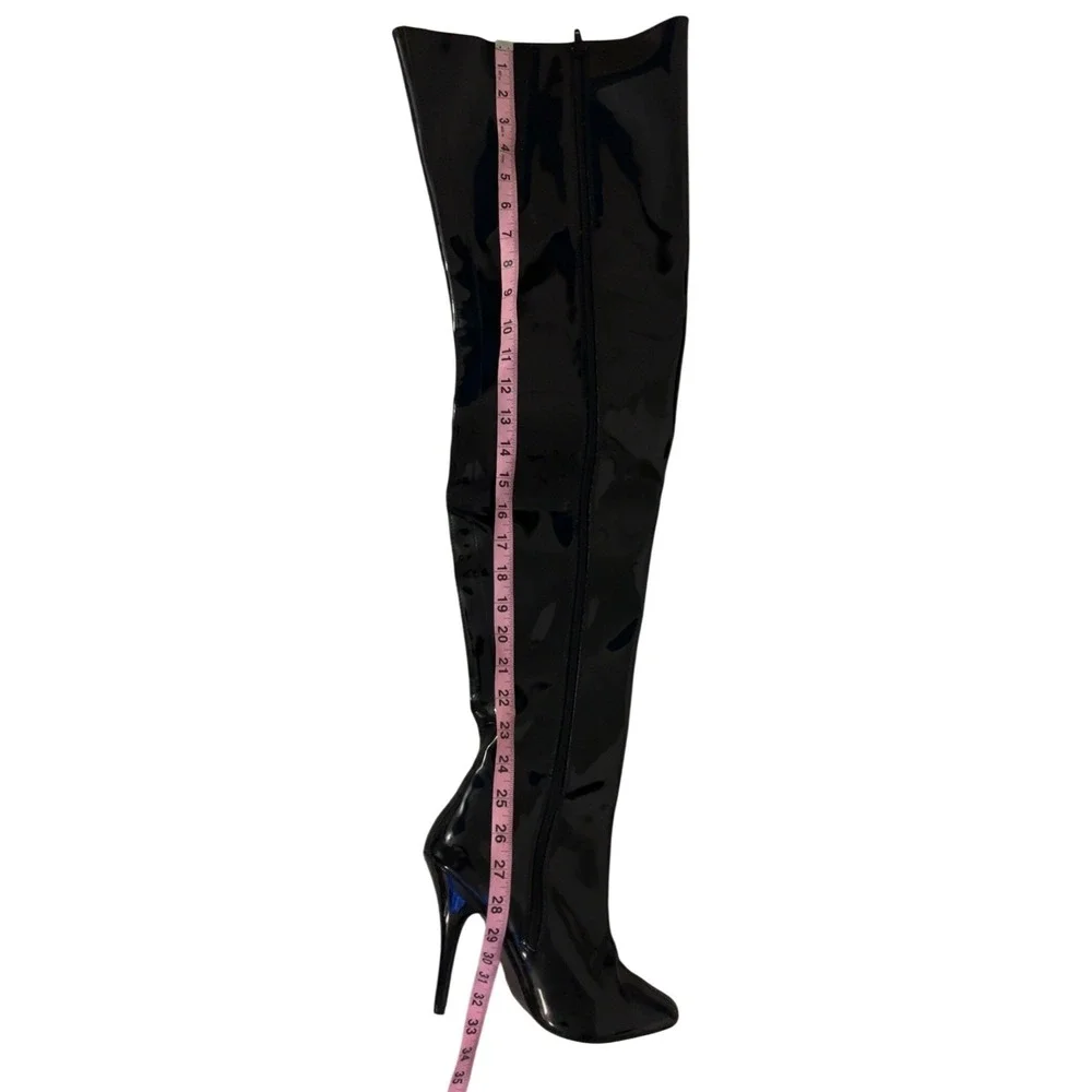PLEASER Seduce-4010 Black SZ: 8